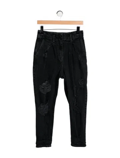 Pre-owned Iro High-rise Skinny Leg Jeans In Black