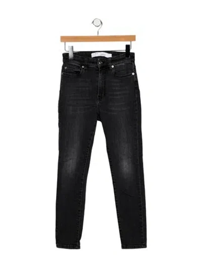 Pre-owned Iro High-rise Skinny Leg Jeans In Black