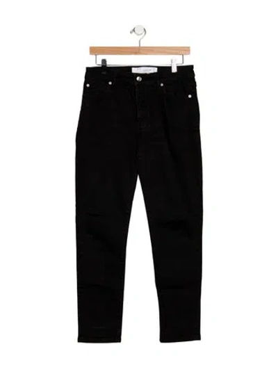 Pre-owned Iro High-rise Skinny Leg Jeans In Black
