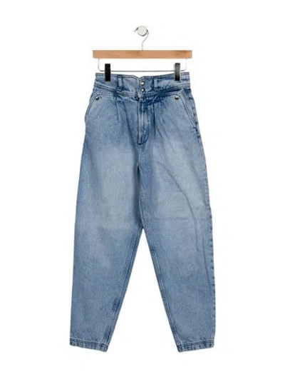 Pre-owned Iro High-rise Skinny Leg Jeans In Blue