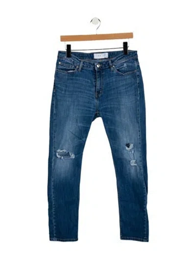Pre-owned Iro High-rise Skinny Leg Jeans In Blue