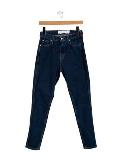 Pre-owned Iro High-rise Skinny Leg Jeans In Blue