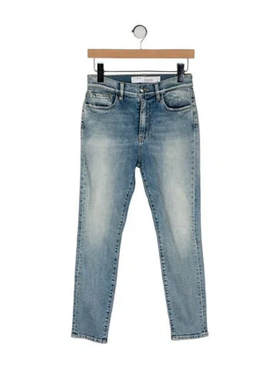 Pre-owned Iro High-rise Skinny Leg Jeans In Blue