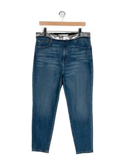 Pre-owned Iro High-rise Skinny Leg Jeans In Blue