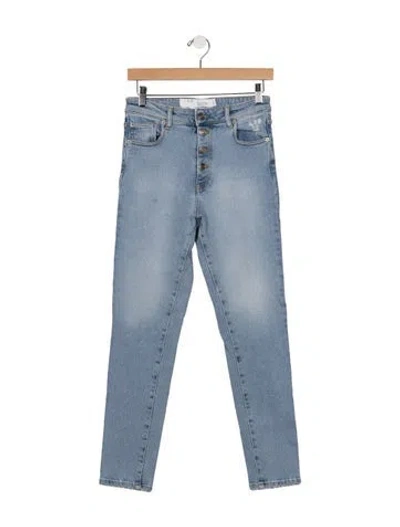 Pre-owned Iro High-rise Skinny Leg Jeans In Blue