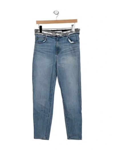 Pre-owned Iro High-rise Skinny Leg Jeans In Blue