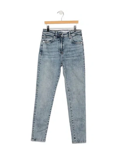 Pre-owned Iro High-rise Skinny Leg Jeans In Blue