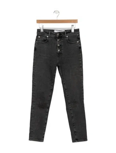 Pre-owned Iro High-rise Skinny Leg Jeans In Grey