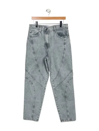 Pre-owned Iro High-rise Straight Leg Jeans In Blue