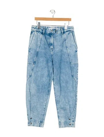 Pre-owned Iro High-rise Straight Leg Jeans In Blue