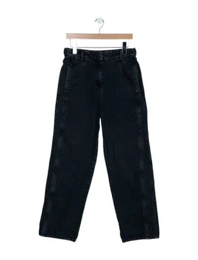 Pre-owned Iro High-rise Straight Leg Jeans In Blue