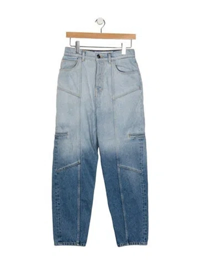 Pre-owned Iro High-rise Straight Leg Jeans In Blue