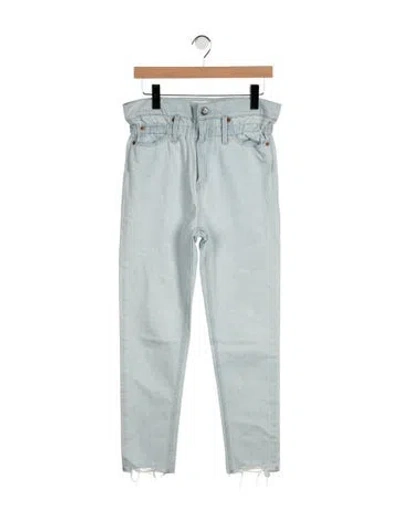 Pre-owned Iro High-rise Straight Leg Jeans In Blue