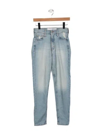 Pre-owned Iro High-rise Straight Leg Jeans In Blue