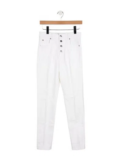 Pre-owned Iro High-rise Straight Leg Jeans In Blue