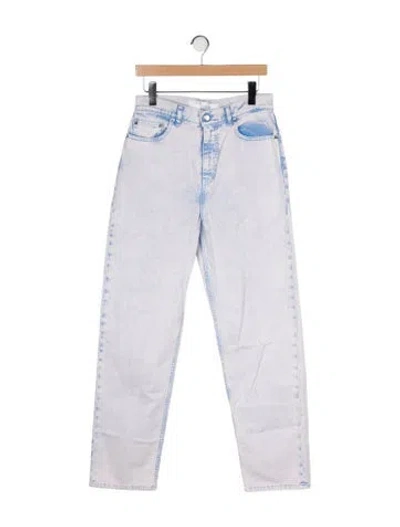 Pre-owned Iro High-rise Straight Leg Jeans In Gray