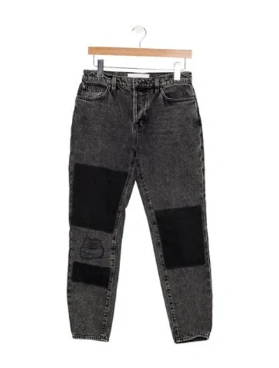 Pre-owned Iro High-rise Straight Leg Jeans In Gray