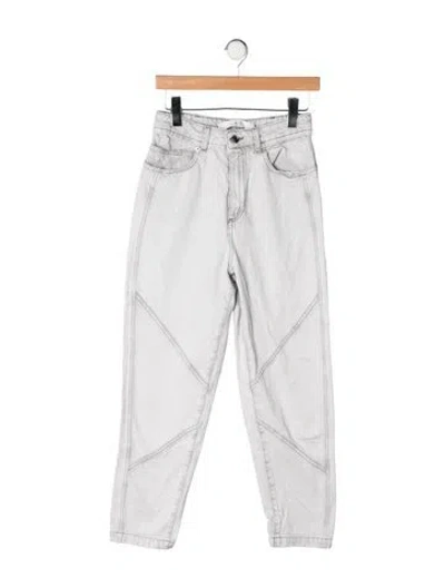 Pre-owned Iro High-rise Straight Leg Jeans In Grey