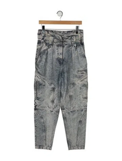 Pre-owned Iro High-rise Straight Leg Jeans In Multi