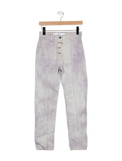 Pre-owned Iro High-rise Straight Leg Jeans W/ Tags In Blue