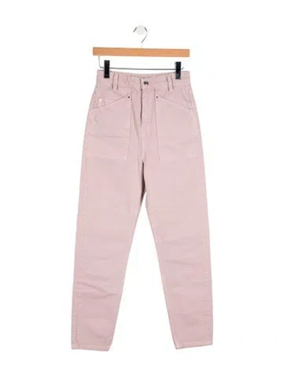 Pre-owned Iro High-rise Straight Leg Jeans W/ Tags In Pink