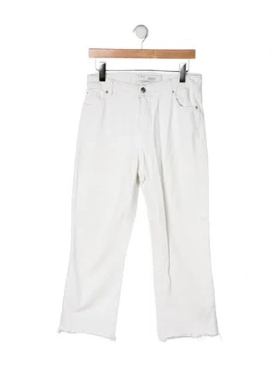 Pre-owned Iro High-rise Straight Leg Jeans In Yellow