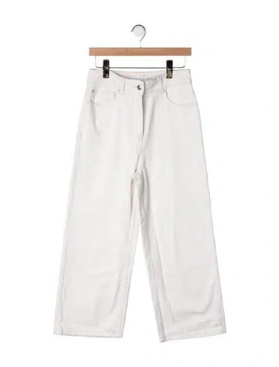 Pre-owned Iro High-rise Wide Leg Jeans In Neutrals