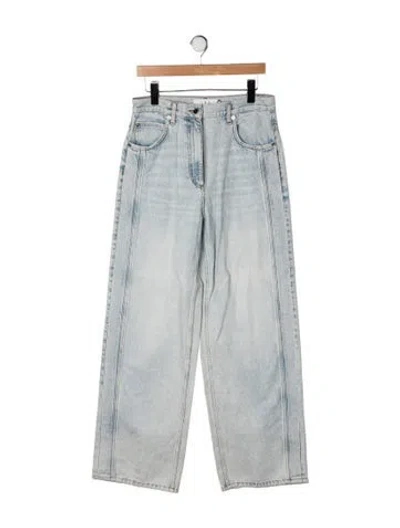 Pre-owned Iro High-rise Wide Leg Jeans W/ Tags In Green