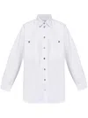 Iro Hikari Long-sleeve Shirt In White