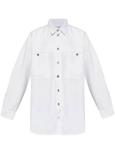 Iro Hikari Long-sleeve Shirt In White