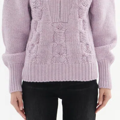 Iro Holea High-neck Sweater In Purple