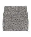 Iro Hortense Tweed Miniskirt In Gray