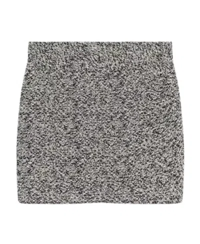 Iro Hortense Tweed Miniskirt In Gray