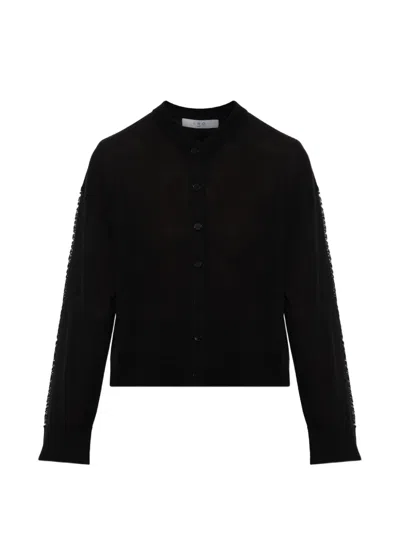 Iro Iconia Buttoned Cardigan In Black
