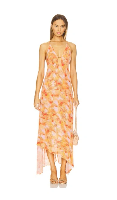 Iro Idila Maxi Dress In Orange