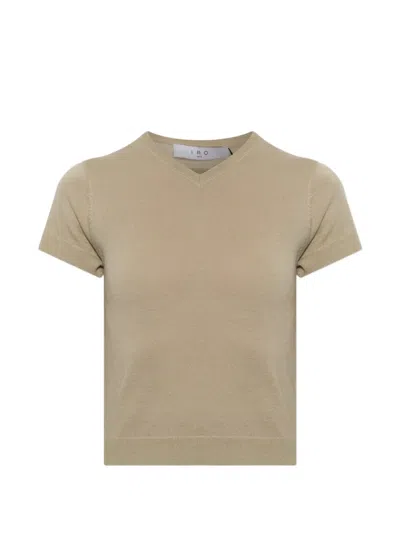 Iro Idille V-neck T-shirt In Neutral