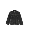 Iro Long-sleeved Denim Jacket In Black