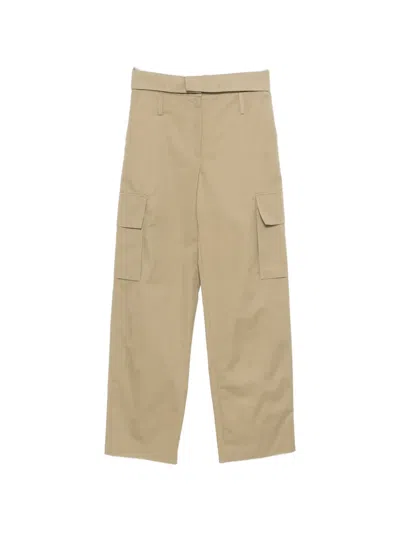 Iro Indra Belt Loop Pocket Trousers In Neutral