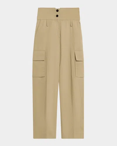Iro Indra Utility Pants In Neutral