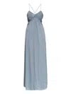 Iro Ingrid Maxi Dress In Blue