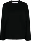 Iro Intarsia Knit-logo Jumper In Schwarz