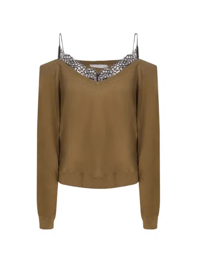 Iro Ivoire Sweater In Green