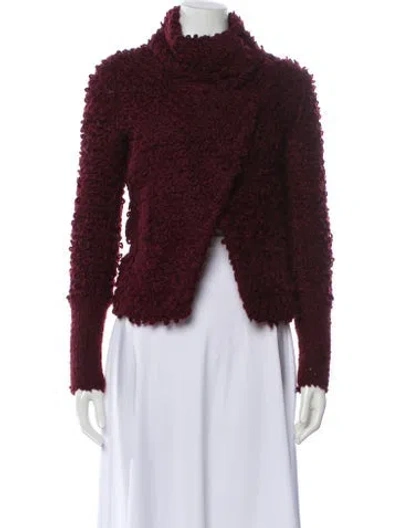 Pre-owned Iro Jacket In Burgundy