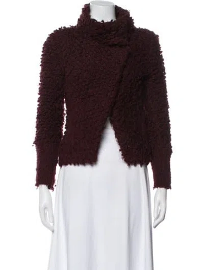 Pre-owned Iro Jacket In Burgundy
