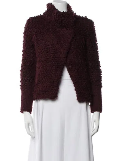 Pre-owned Iro Jacket In Burgundy