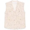Iro Ozya Wool Blend Vest In Beige