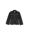 Iro Long-sleeved Denim Jacket In Black
