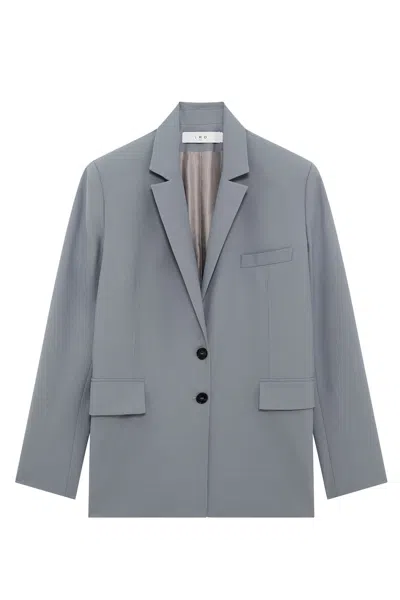 Iro Long-sleeved Suit Jacket In Blue