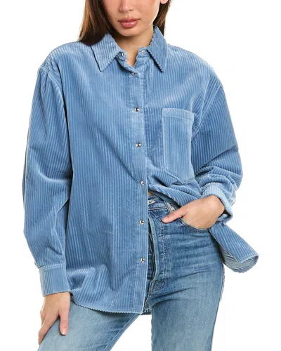 Iro Jalini Long Sleeve Shirt In Blue