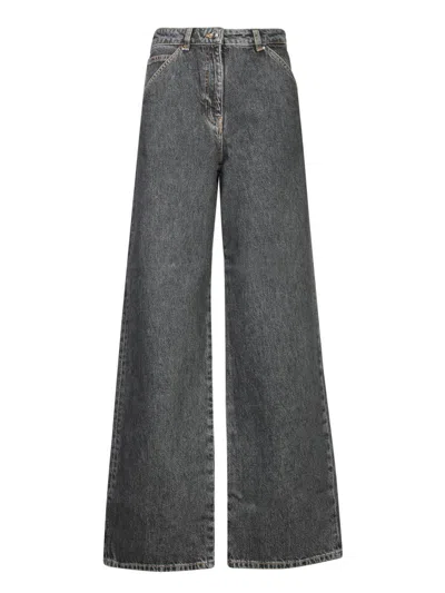 Iro Cropped High-waisted Jeans In Black